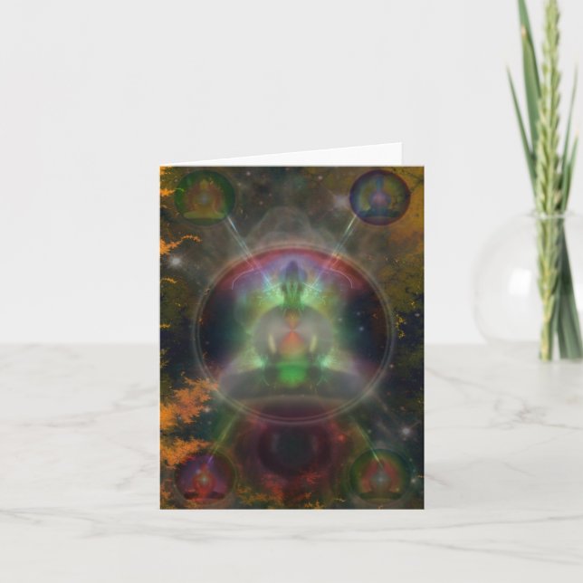 Five Buddha Mandala Card (Front)