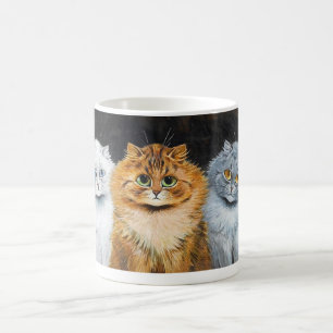 Five Cats, Louis Wain Coffee Mug