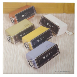 Five Clocks Ceramic Tile
