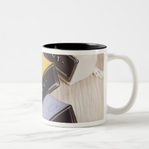 Five Clocks Two-Tone Coffee Mug