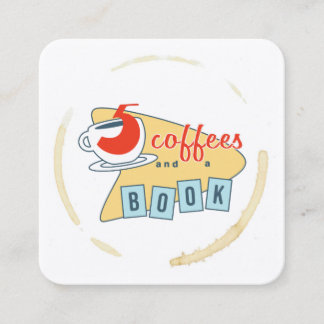Five Coffees invite cards