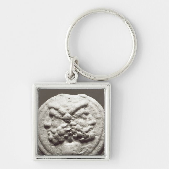 Five coins depicting Janus, Jupiter Key Ring (Front)
