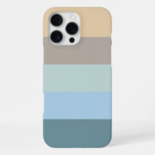 Five Color Combo -Blue Brown Sand Beige Turquoise iPhone 16 Pro Max Case