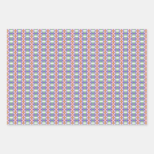 Five Colour Boogie Wrapping Paper Sheet