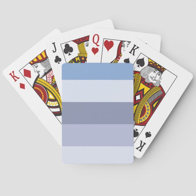 Five Colour Combination Playing Cards (Back)