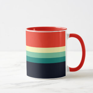 Five Colour Combo - Blue Aqua Green Yellow Red Mug