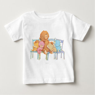 Five Cuddly and Colourful Bears On Chairs Baby T-Shirt