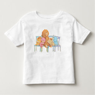 Five Cuddly and Colourful Bears On Chairs Toddler T-Shirt
