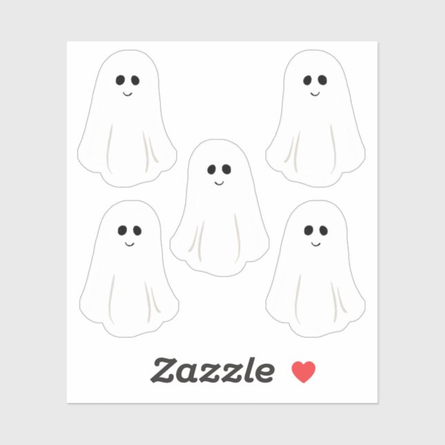 Five Cute Little Ghosts (Sheet)