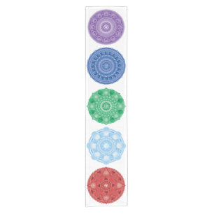 Five Elements Mandala Multi-Colour Table Runner