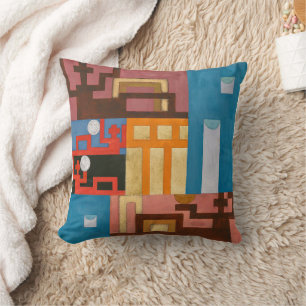 Five-Extended Figures Sophie Taeuber-Arp Cushion