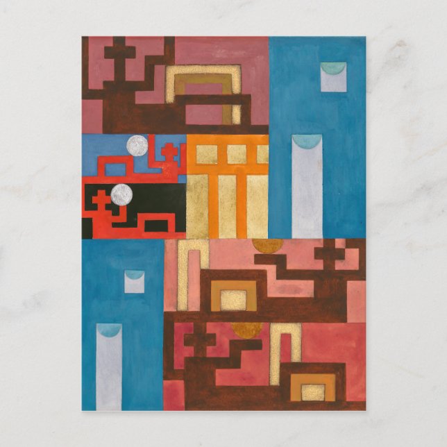 Five-Extended Figures | Sophie Taeuber-Arp | Postcard (Front)