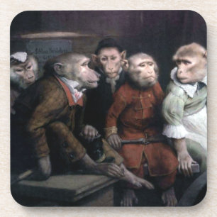 Five Fancy Monkeys Coaster