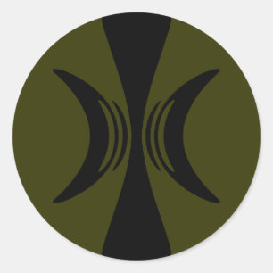 Five Fingered Hand of Eris Classic Round Sticker