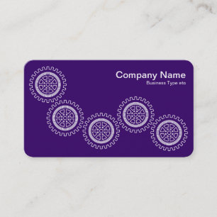 Five Gears - Deep Purple - Grey Back Business Card