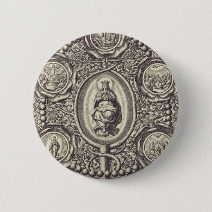 Five glorious mysteries 6 cm round badge