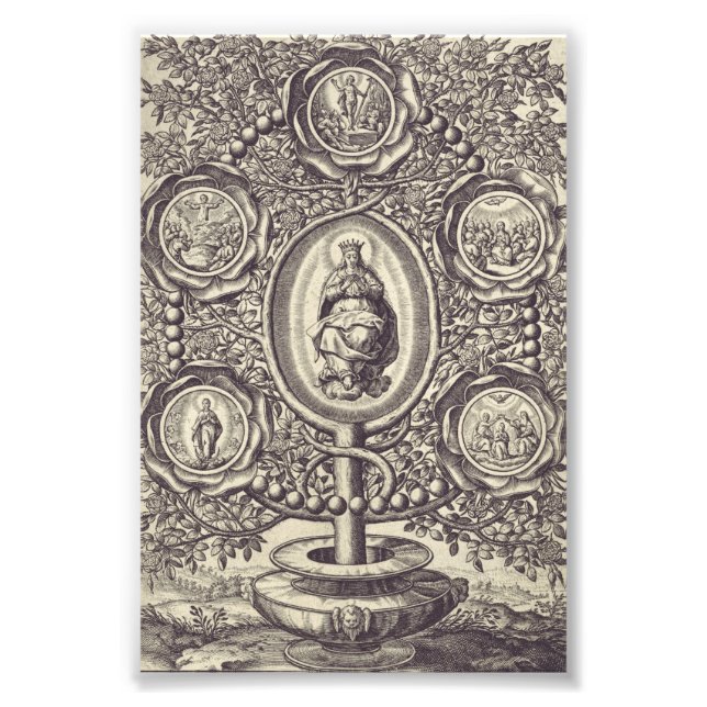 Five glorious mysteries photo print (Front)