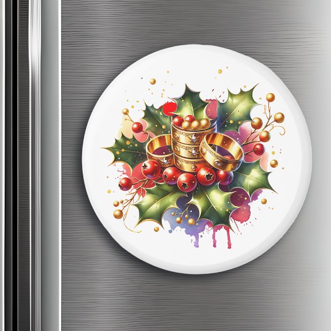 Five Golden Rings | Twelve Days of Christmas Magnet (Creator Uploaded)
