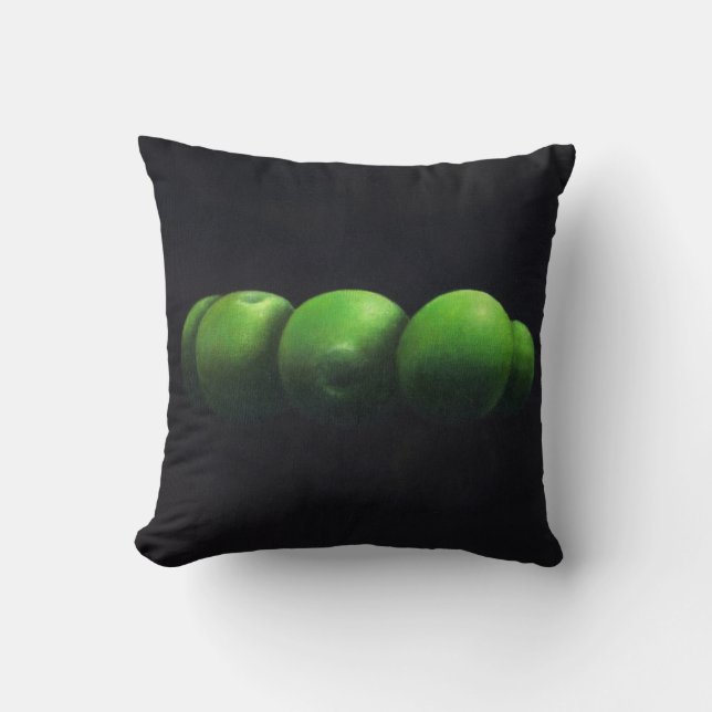 Five Green Apples Cushion (Front)
