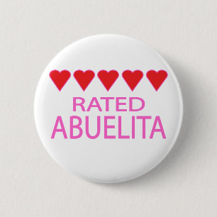 Five Heart Abuelita 6 Cm Round Badge