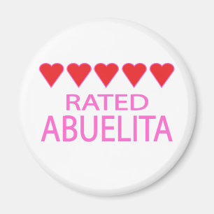 Five Heart Abuelita Magnet