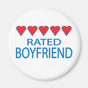 Five Heart Boyfriend Magnet
