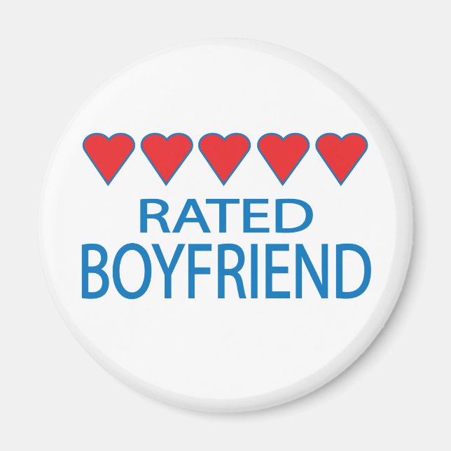 Five Heart Boyfriend Magnet (Front)