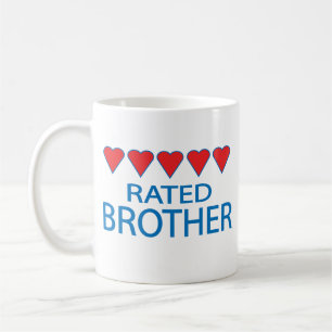 Five Heart Brother Coffee Mug