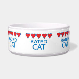 Five Heart Cat Bowl