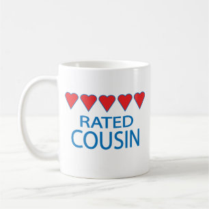 Five Heart Cousin Coffee Mug