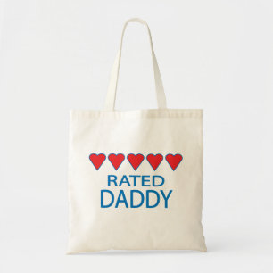 Five Heart Daddy Tote Bag