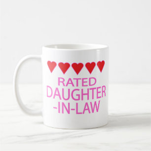 Five Heart Daughter-In-Law Coffee Mug