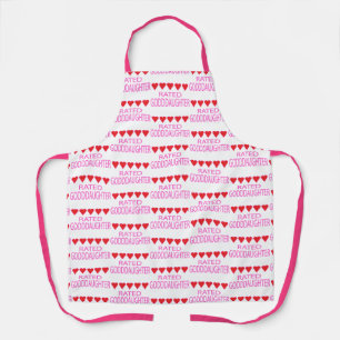 Five Heart Goddaughter Apron