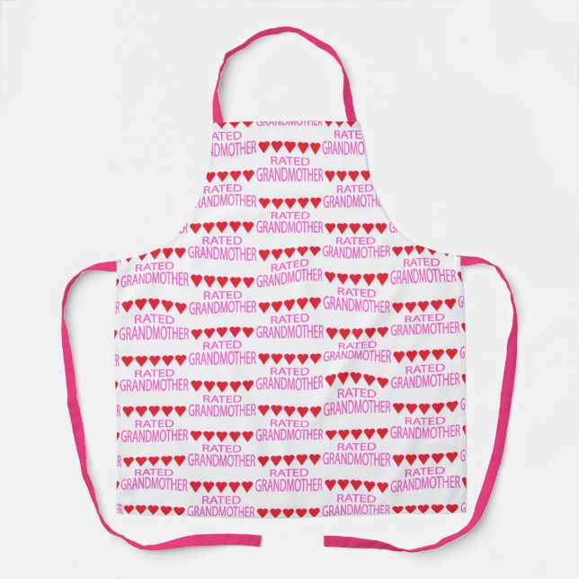 Five Heart Grandmother Apron (Front)
