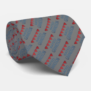 Five Heart Grandson Tie
