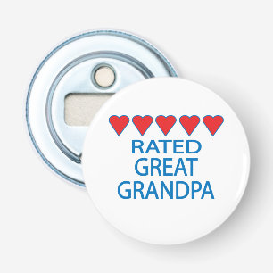 Five Heart Great Grandpa Bottle Opener
