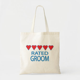 Five Heart Groom Tote Bag