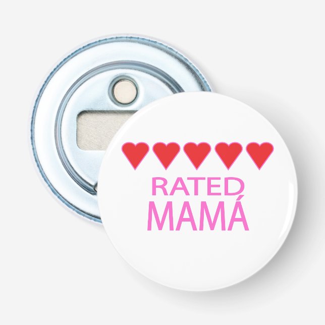 Five Heart Mamá Bottle Opener (Front)
