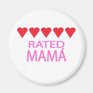Five Heart Mamá Magnet