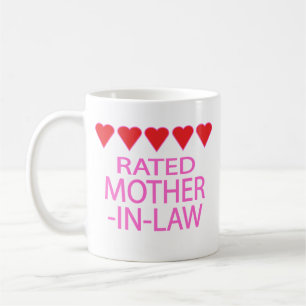 Five Heart Mother-In-Law Coffee Mug
