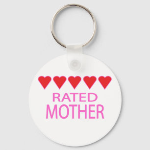 Five Heart Mother Key Ring