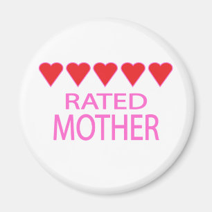 Five Heart Mother Magnet