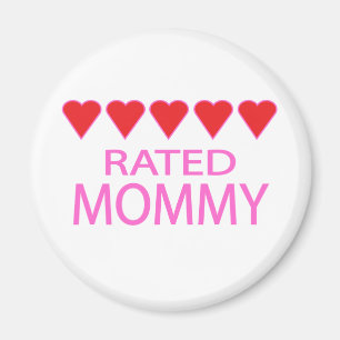 Five Heart Mummy Magnet