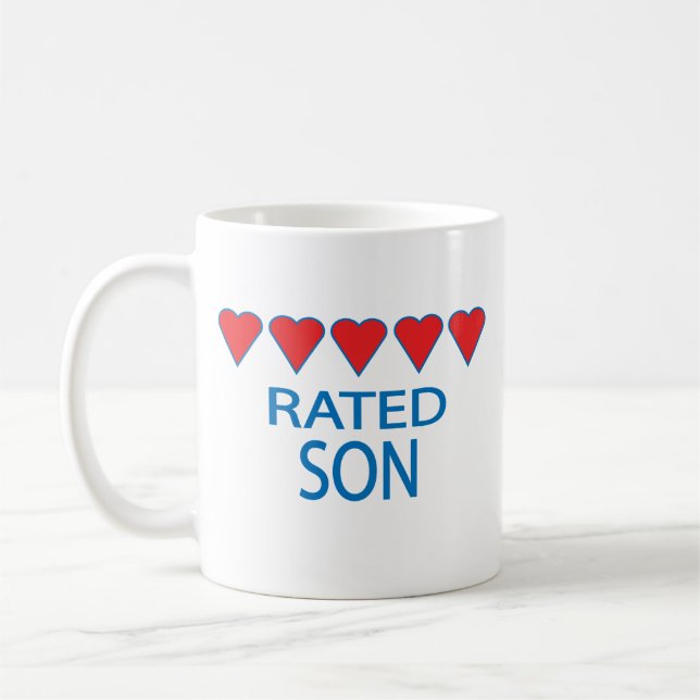 Five Heart Son Coffee Mug (Left)