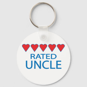 Five Heart Uncle Key Ring