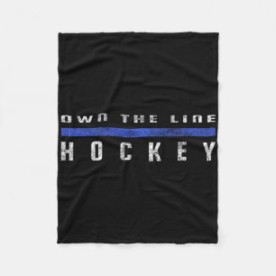 Five Hole Hockey Gifts And Designs - Uni Kids Hock Fleece Blanket