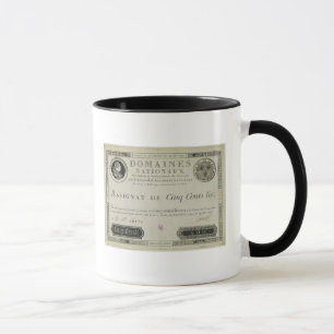 Five hundred livres banknote, 19th June 1791 Mug