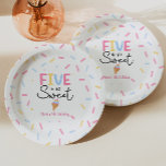 Five Is So Sweet Ice Cream 5th Birthday Party Paper Plate<br><div class="desc">These are Five Is So Sweet Ice Cream 5th Birthday Party Paper Plates!</div>