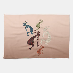 Five Kokopelli Tea Towel