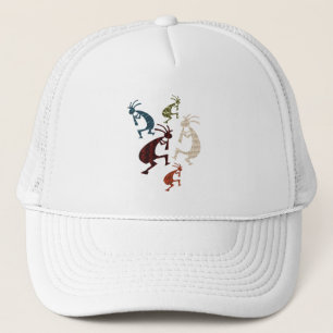 Five Kokopelli Trucker Hat